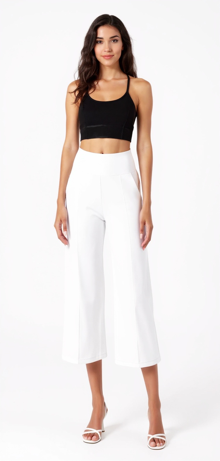 Capri Leggings in White — The Second Skin Edit style look